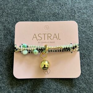 Astral stretchy‎ beaded bracelet